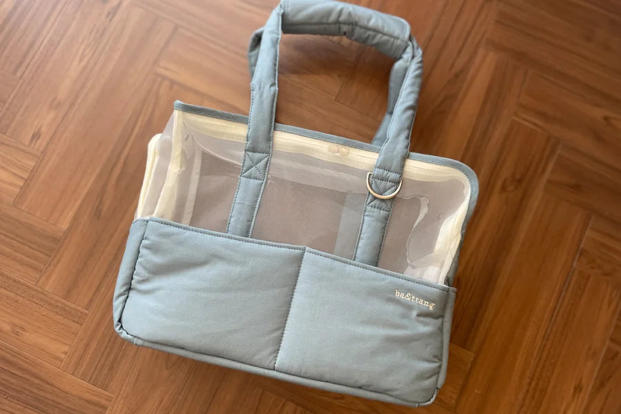 【予約】mesh two in one shoulderbag｜犬用キャリーバッグ