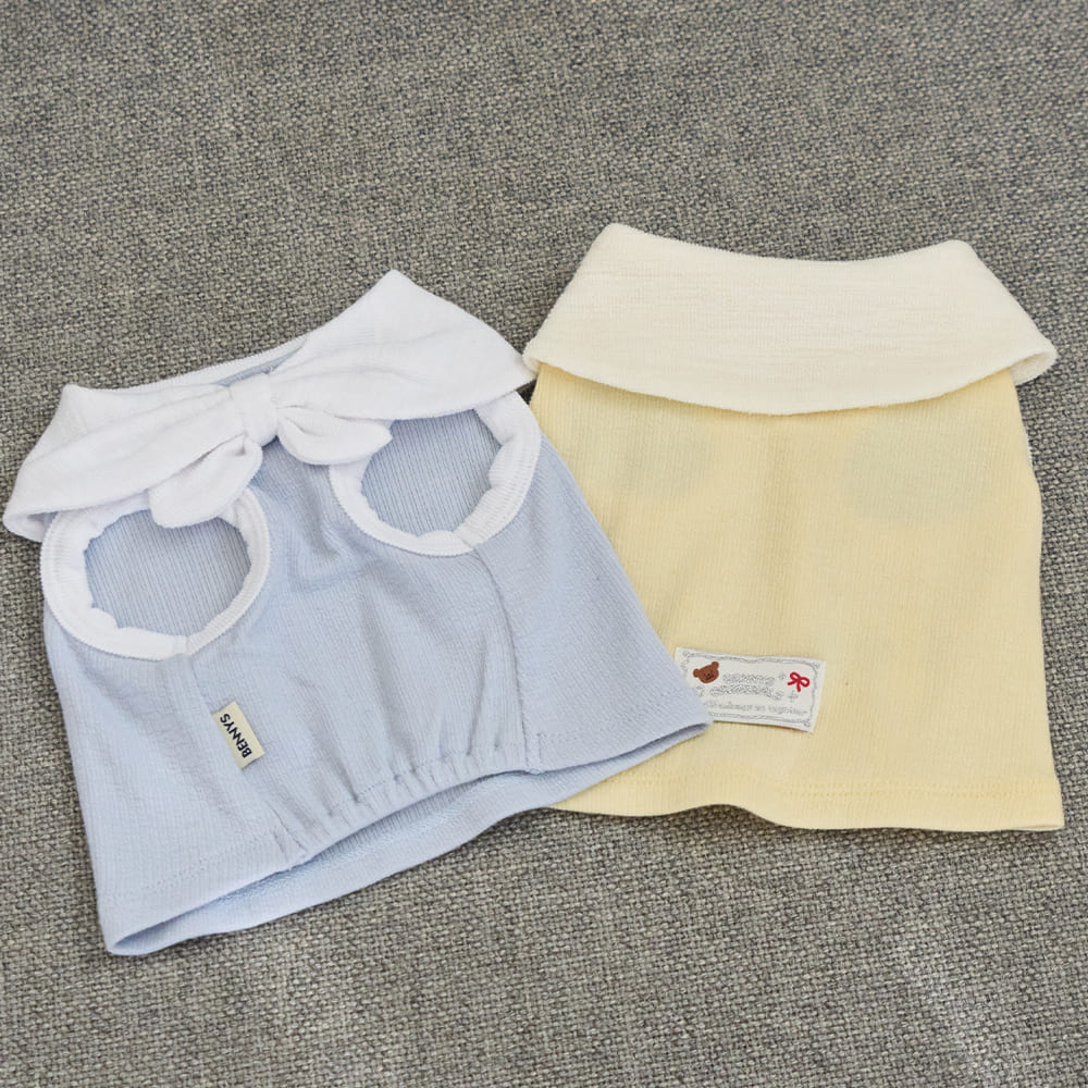 【予約】ボウカラー クロップTシャツ