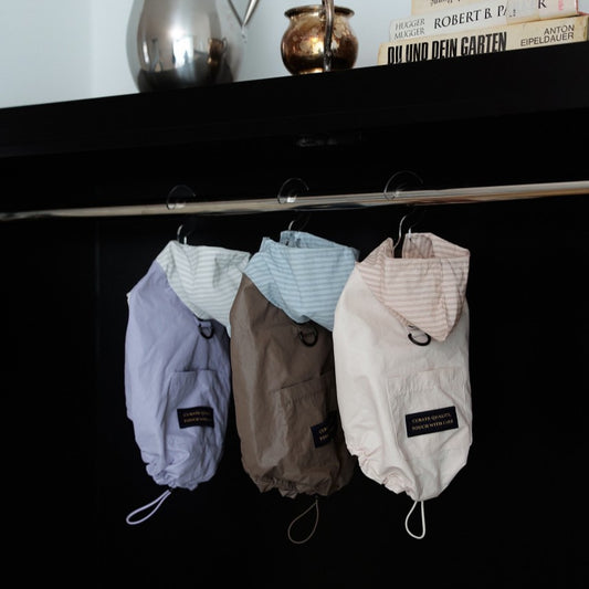 【一部即納】Striped Hooded Windbreaker (3color)