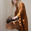 【予約】Teddy Shearing Boucle Bag（キャメル）｜犬用キャリーバッグ