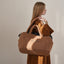 【予約】Teddy Shearing Boucle Bag（キャメル）｜犬用キャリーバッグ