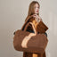 【予約】Teddy Shearing Boucle Bag（キャメル）｜犬用キャリーバッグ