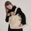 【予約】Teddy Shearing Boucle Bag（クリーム）｜犬用キャリーバッグ
