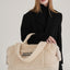 【予約】Teddy Shearing Boucle Bag（クリーム）｜犬用キャリーバッグ