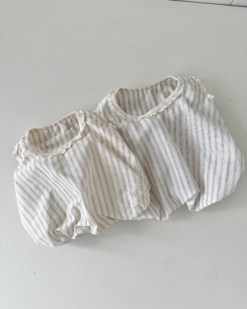 【予約】Stripe Balloon Vest