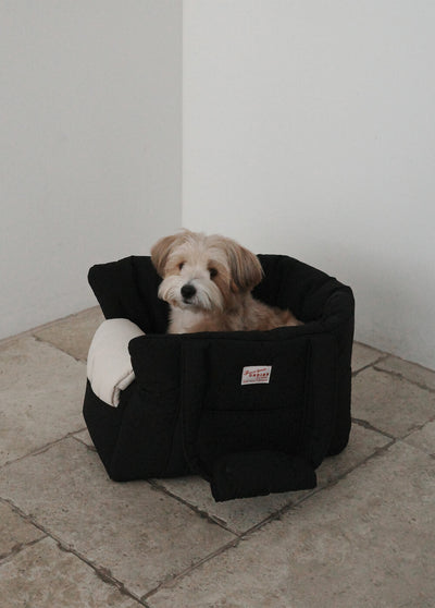 【予約】 DAY CARRY BAG (black)｜犬用キャリーバッグ