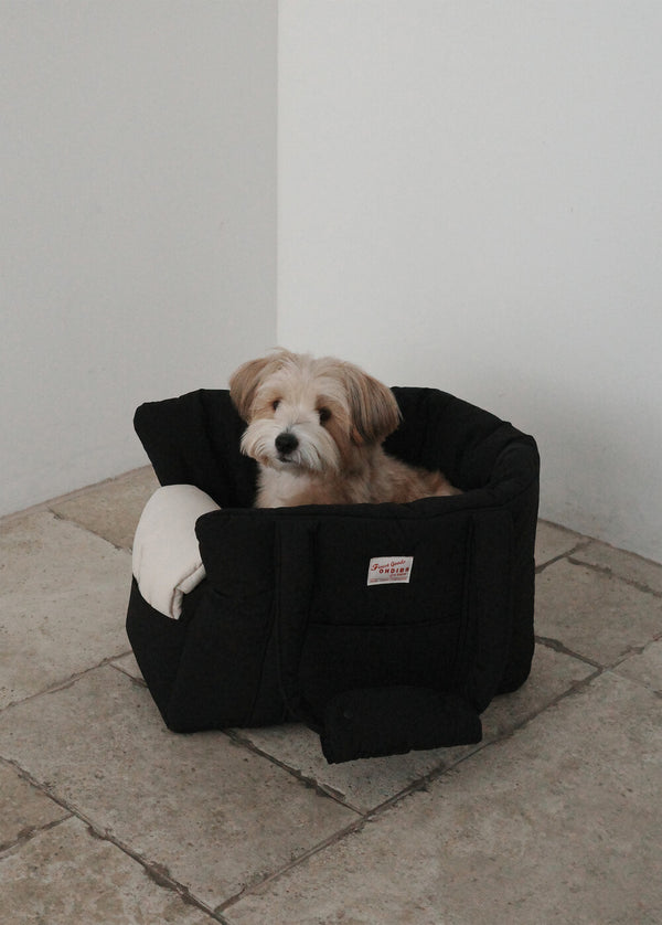 【予約】 DAY CARRY BAG (black)｜犬用キャリーバッグ