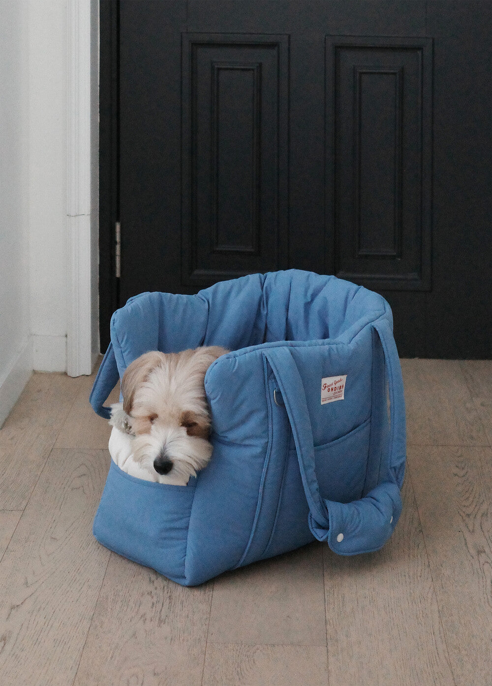 【予約】 DAY CARRY BAG (pale blue)｜犬用キャリーバッグ