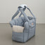【予約】 DAY CARRY BAG (blue stripes)｜犬用キャリーバッグ