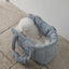 【予約】 DAY CARRY BAG (blue stripes)｜犬用キャリーバッグ
