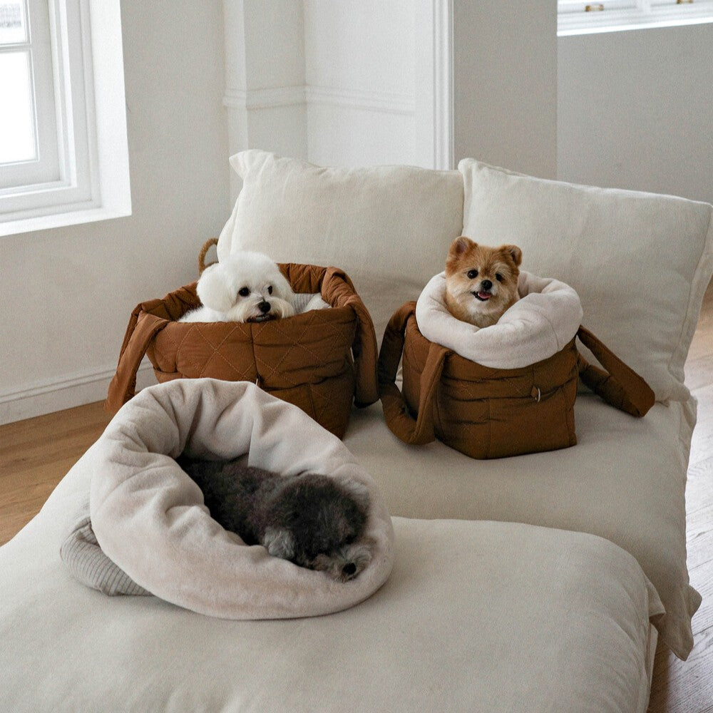 【予約】Snuggle Basket｜犬用キャリーバッグ