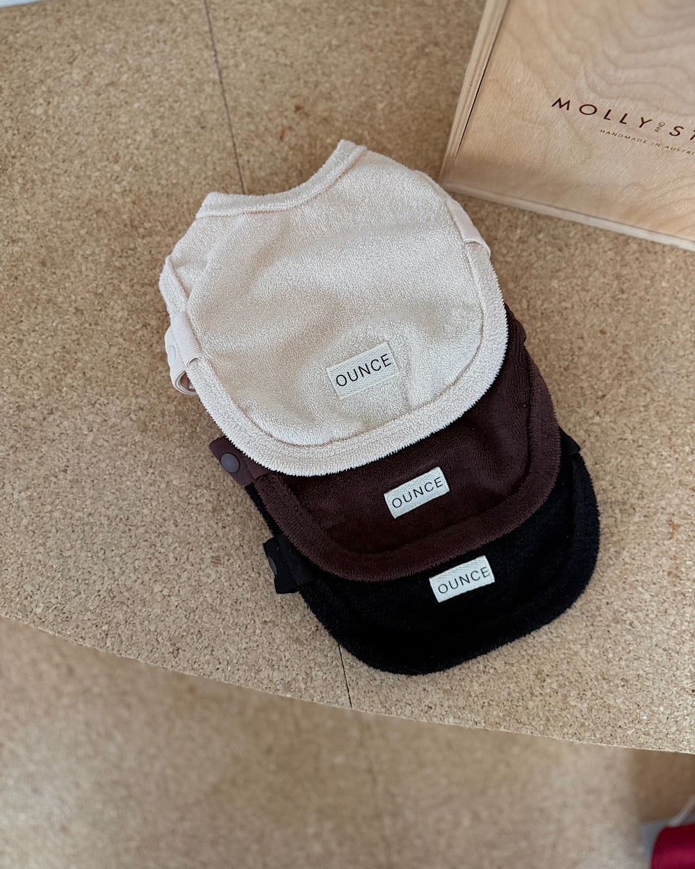 【予約】Terry bear vest & hat