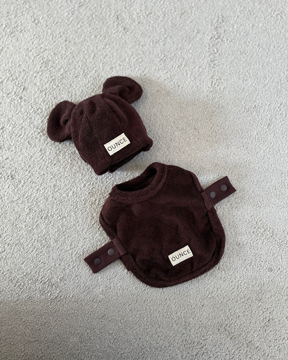 【予約】Terry bear vest & hat