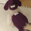 【予約】STRIPE BUNNY HAT ALL IN ONE