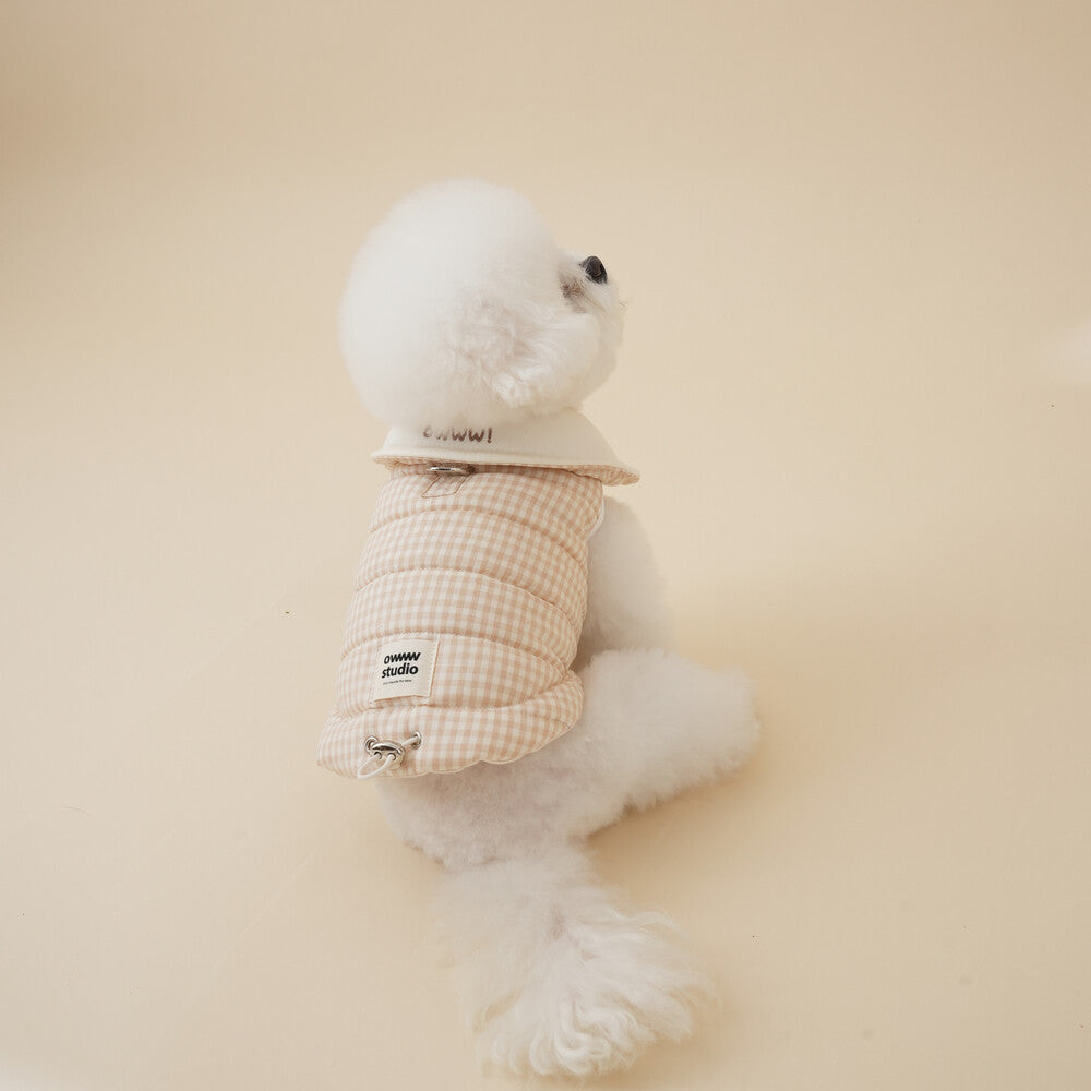 【予約】Organic Milk Padded Vest（ネーム刺繍可）