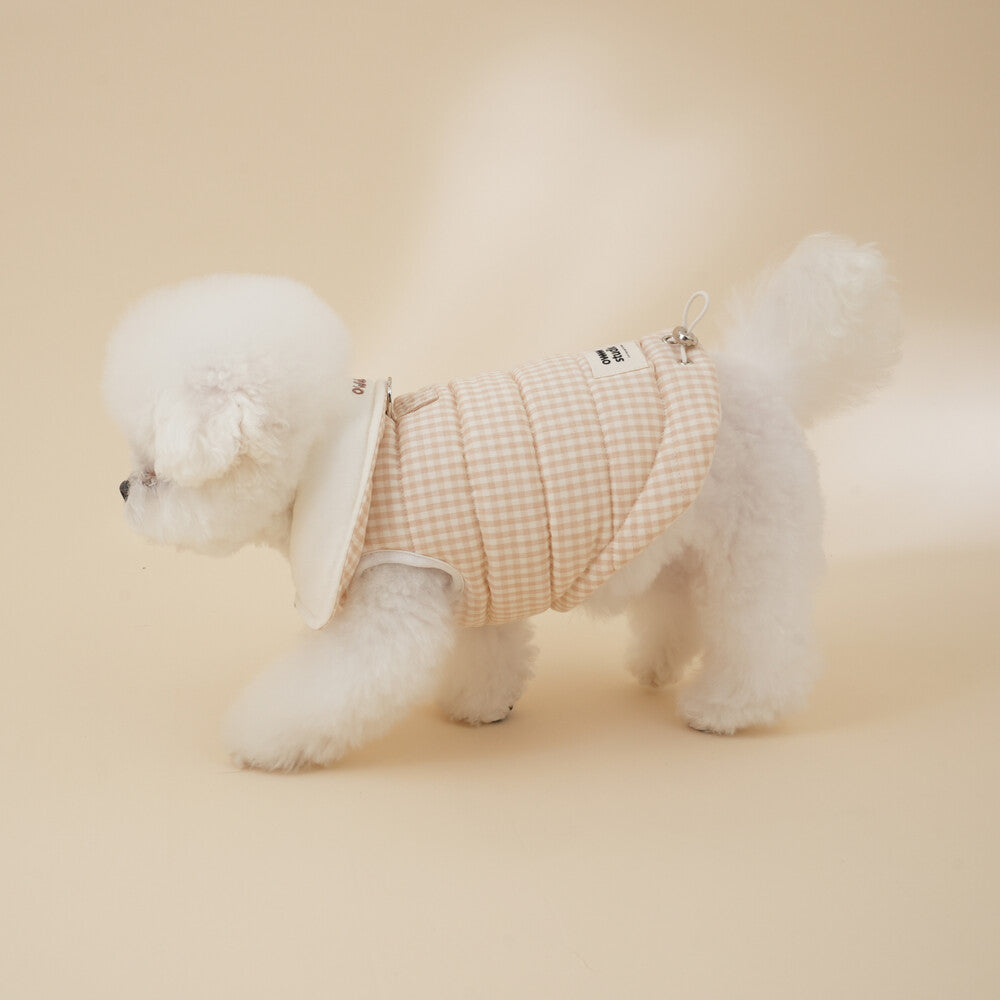 【予約】Organic Milk Padded Vest（ネーム刺繍可）