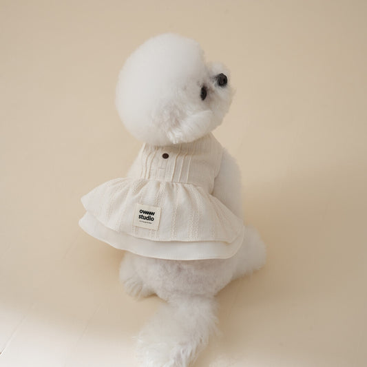 【一部即納】Organic Pintuck Dress