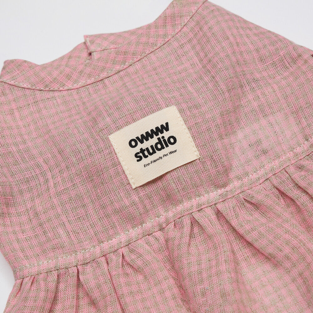 【一部即納】Pure Linen Dress