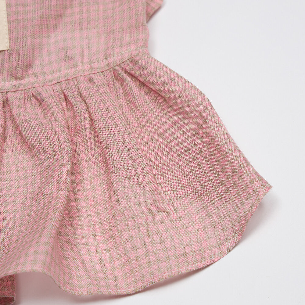 【一部即納】Pure Linen Dress