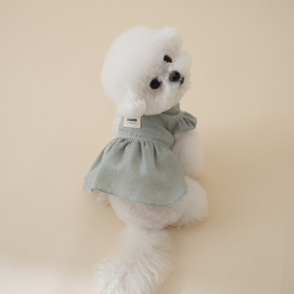 【一部即納】Pure Linen Dress