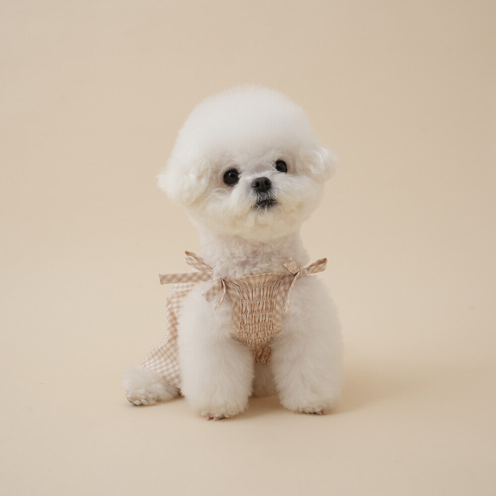 【予約】Organic Smocking Dress