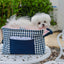 【受注生産】10th cozy check needbag｜犬用キャリーバッグ・スリングバッグ