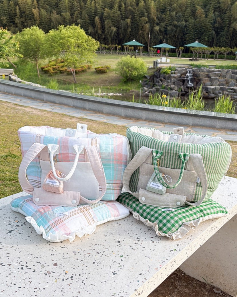 【受注生産】12th linen rorobag｜犬用キャリーバッグ