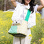 【受注生産】13th sky weave & yellow breeze needbag｜犬用キャリーバッグ・スリングバッグ