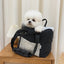 【受注生産】Cotton rorobag (Black)｜犬用キャリーバッグ