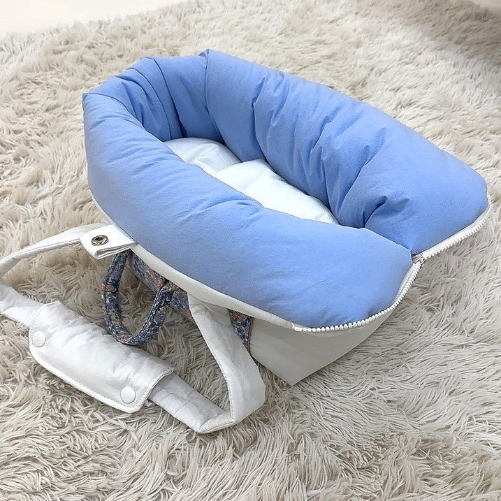 【受注生産】7th Cotton rorobag (White)｜犬用キャリーバッグ