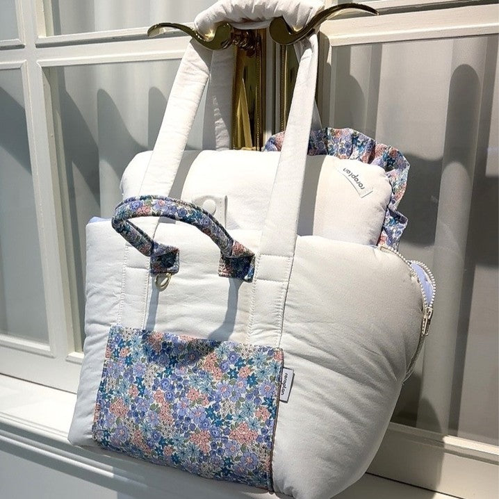 【受注生産】7th Cotton rorobag (White)｜犬用キャリーバッグ