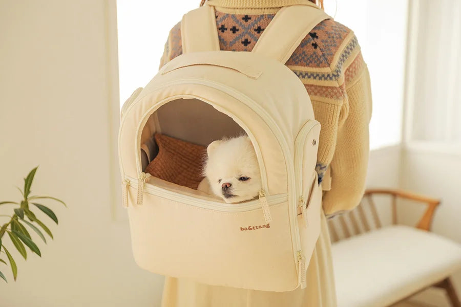 【予約】ソフトカーブ バックパック｜犬用キャリーバッグ