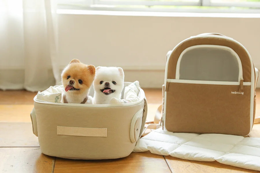 【予約】ソフトカーブ バックパック｜犬用キャリーバッグ