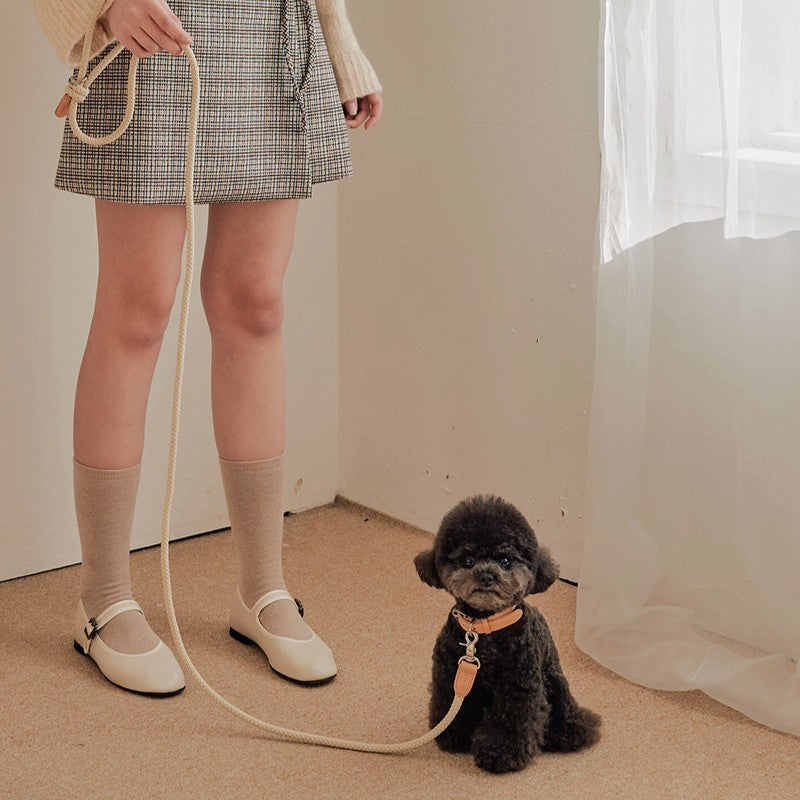 【予約】Rope collar（ベージュ）