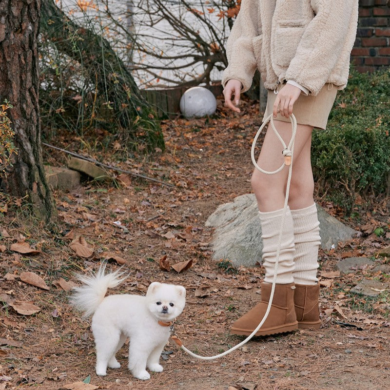 【予約】Rope collar（ベージュ）