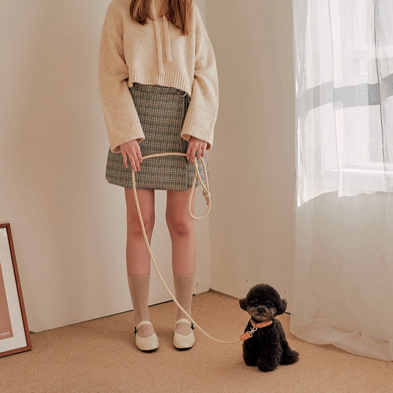 【予約】Rope collar（ベージュ）