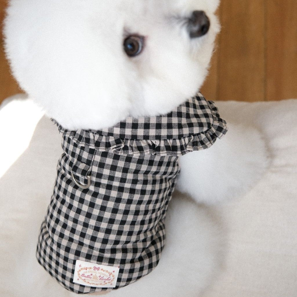 【予約】Check Frill Padding