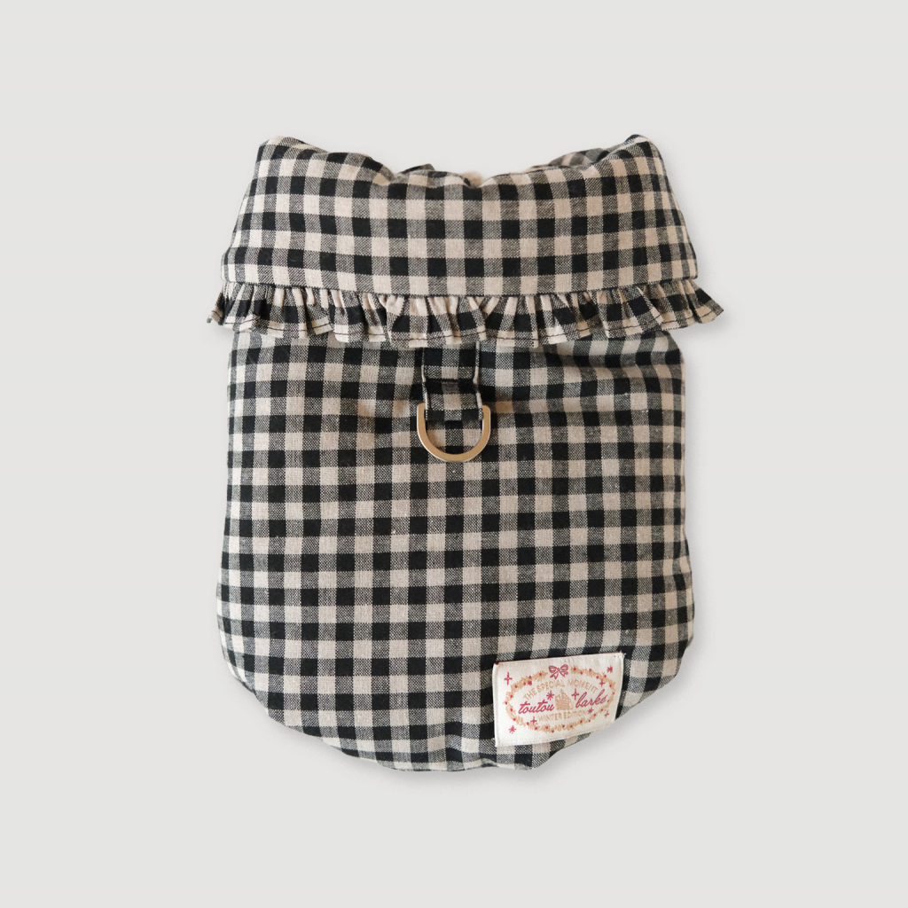 【予約】Check Frill Padding