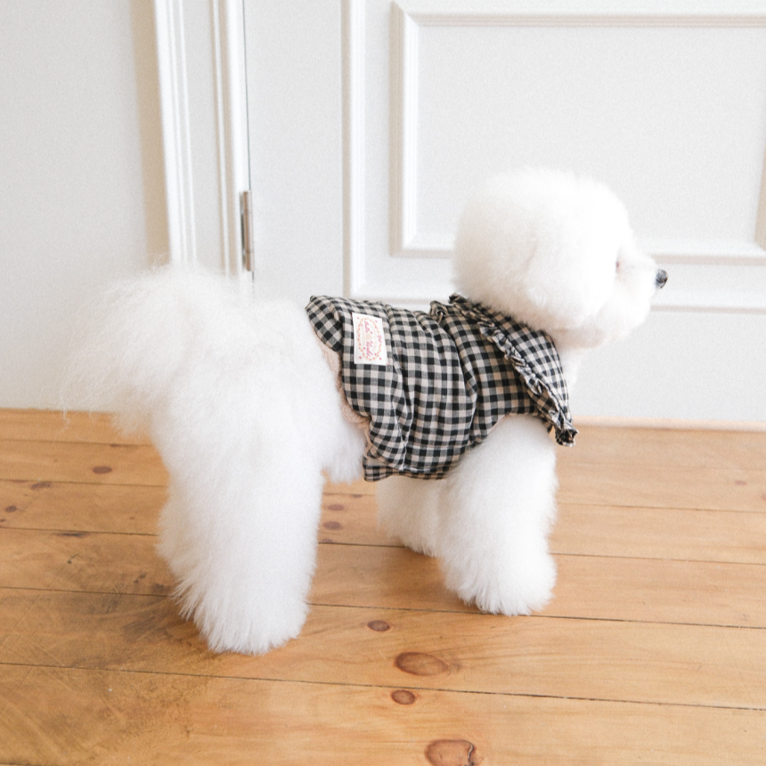 【予約】Check Frill Padding