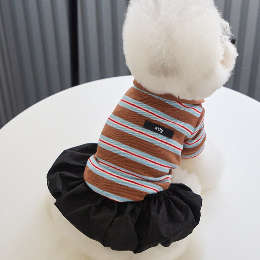 【予約】マルチストライプストリングポロTシャツ